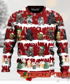 Star Wars Darth Vader Mandalorian Ugly Christmas Sweater