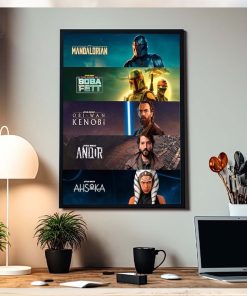 Star Wars Every Live Action Shows Home Decor Poster Canvas