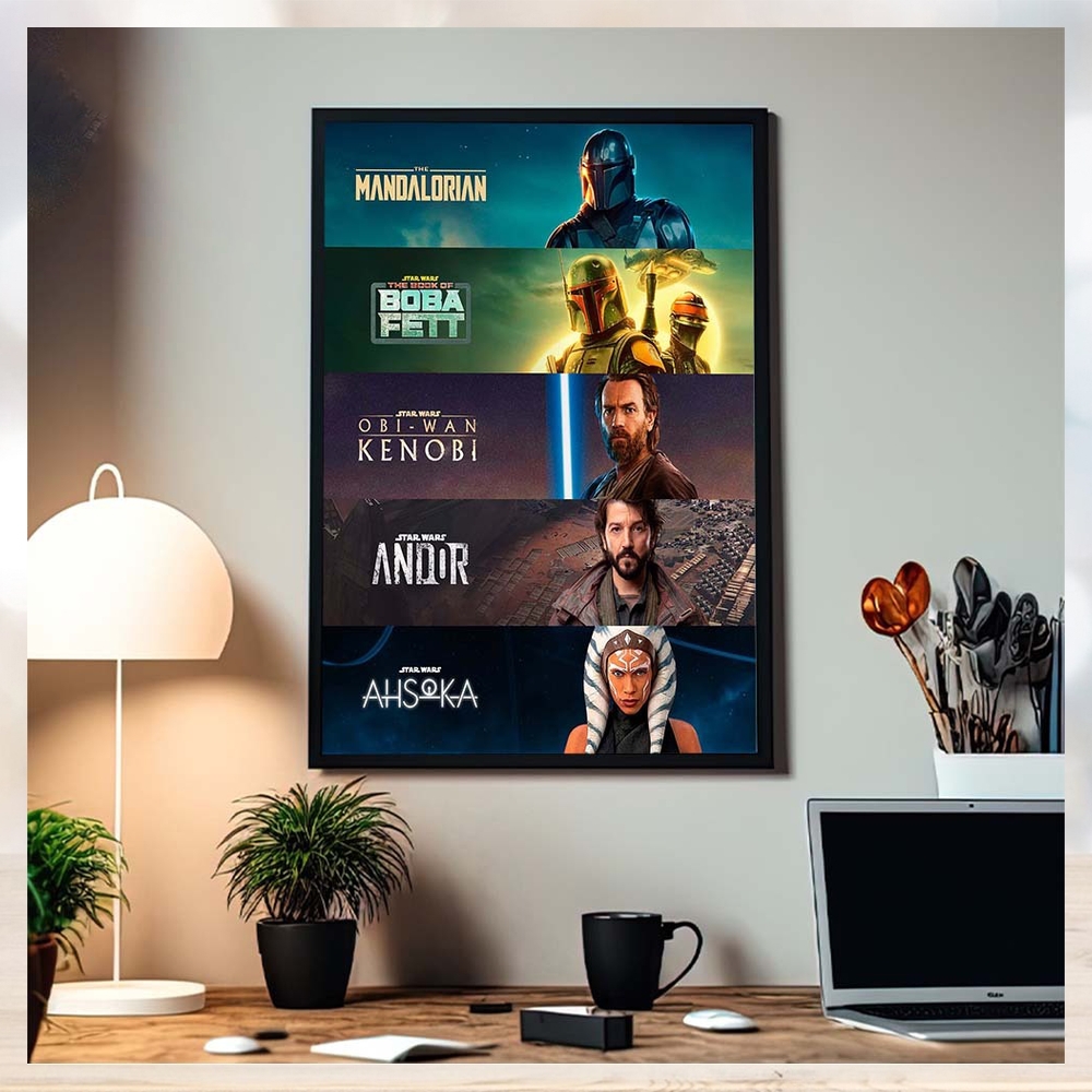 Star Wars Every Live Action Shows Home Decor Poster Canvas Star Wars Every Live Action Shows Home Decor Poster Canvas