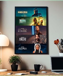 Star Wars Every Live Action Shows Home Decor Poster Canvas