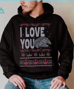 Star Wars Mad Engine I Love You Ugly Sweater Graphic T Shirt