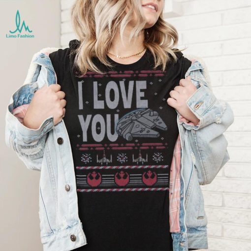 Star Wars Mad Engine I Love You Ugly Sweater Graphic T Shirt