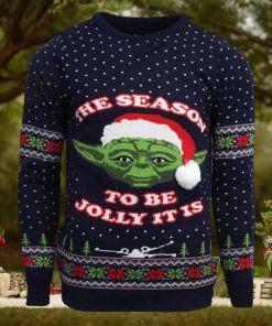 Star Wars Master Yoda The Season To Be Jolly It Is Ugly Christmas Sweaters