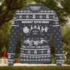 Merry Xmas All I Want For Christmas Is Camping Black And Awesome Pattern Ugly Christmas Sweater