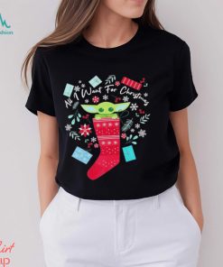 Star Wars The Mandalorian The Child All I Want For Christmas 2023 Shirt