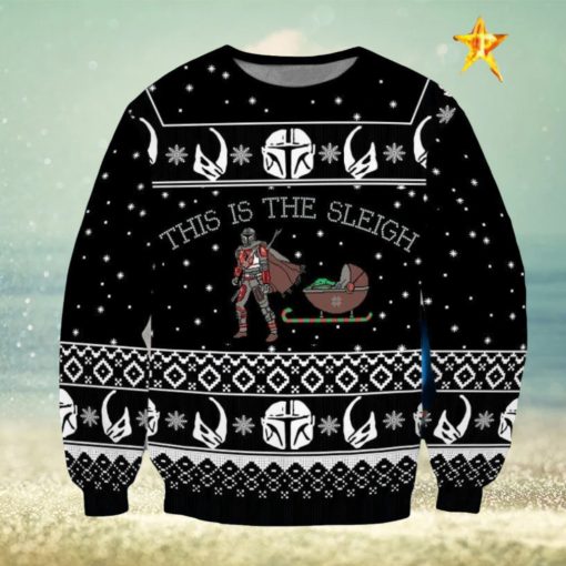 Star Wars This Is The Sleight Baby Yoda Christmas Ugly Sweater