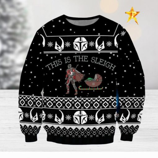 Star Wars This Is The Sleight Baby Yoda Christmas Ugly Sweater