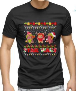 Star Wars ewoks candy canes Ugly Christmas shirt