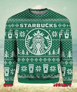 Starbucks Snowflakes Ugly Christmas Sweater