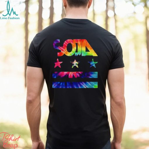Stars & Stripes Tie Dye Logo Soja Shirt