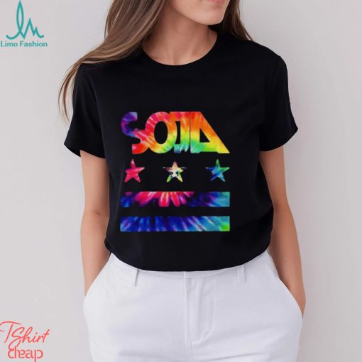 Stars & Stripes Tie Dye Logo Soja Shirt