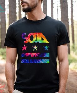 Stars & Stripes Tie Dye Logo Soja Shirt