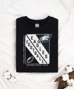 Starter Black Philadelphia Eagles Shield Graphic T shirt