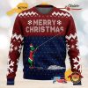 Santa Clause Grinch Yelling Meme All Over Printed Ugly Christmas Sweater Trending Christmas Gift Ideas