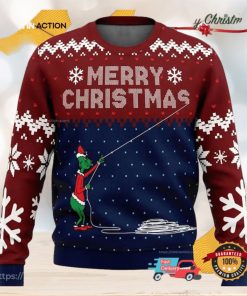 Stealing Christmas Santa Grinch Funny Ugly Christmas Sweater