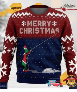 Stealing Christmas Santa Grinch Funny Ugly Christmas Sweater