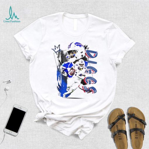 Stefon Diggs number 14 Buffalo Bills football player pose poster shirt