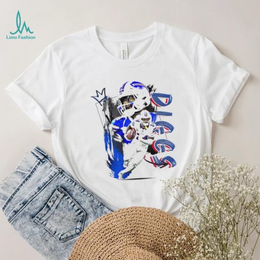 Stefon Diggs number 14 Buffalo Bills football player pose poster shirt