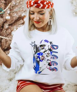 Stefon Diggs number 14 Buffalo Bills football player pose poster shirt