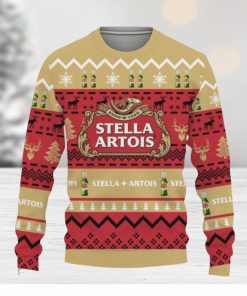 Stella Artois Beers Shirts Beer Vintage Logo Knitted Xmas 3D Sweater Gift Holidays