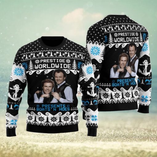 Step Brothers Prestige Worldwide Ugly Christmas Sweater Christmas Holiday Gift For Men And Women