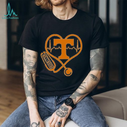 Stethoscope Heartbeat Love Tennessee Football Shirt