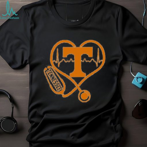 Stethoscope Heartbeat Love Tennessee Football Shirt