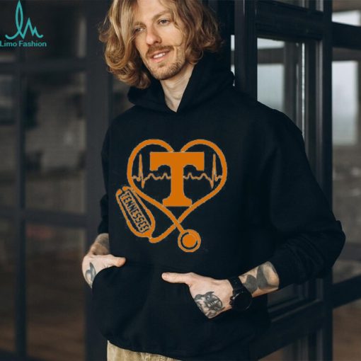 Stethoscope Heartbeat Love Tennessee Football Shirt