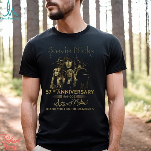 Stevie Nicks Signature 57Th Anniversary 1966 2023 T Shirt