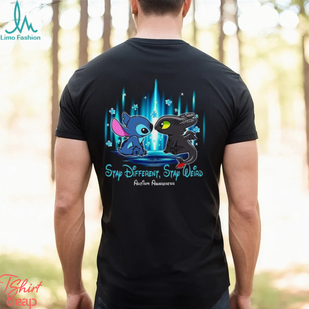 Stich Stay Different Stay Weird Autism Awareness Shirt Stich Stay Different Stay Weird Autism Awareness Shirt