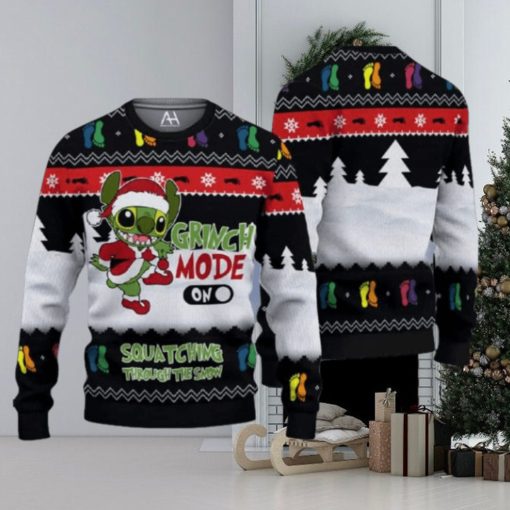 Stitch Cosplay Grnch Ugly Christmas Sweater