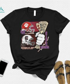 Stock broker Buy Buy Buy Clemson Tiger vs Carolina November 25, 2023 stock rising T shirt