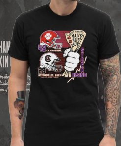Stock broker Buy Buy Buy Clemson Tiger vs Carolina November 25, 2023 stock rising T shirt
