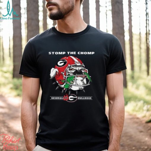 Stomp The Chomp Georgia Bulldogs T Shirt