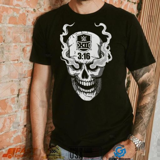 Stone Cold Steve Austin WWE & Big 12 Fanatics Branded 3 16 T Shirt