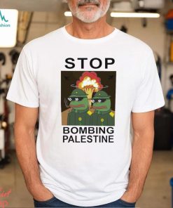 Stop Bombing Palestine T Shirt