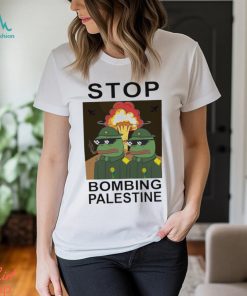 Stop Bombing Palestine T Shirt