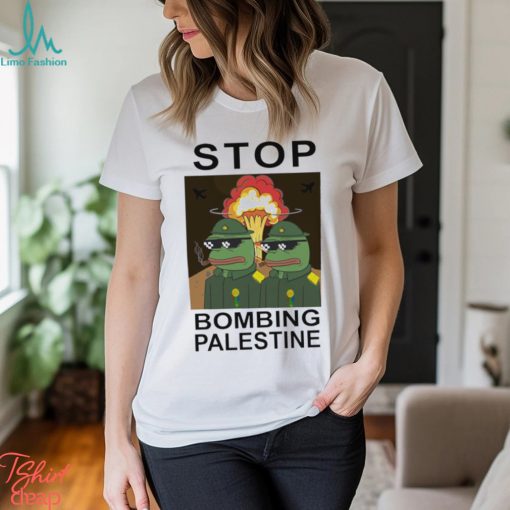 Stop Bombing Palestine T Shirt