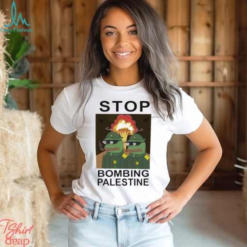 Stop Bombing Palestine T Shirt