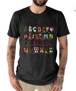 Strange Alphabet Lights Xmas Shirt