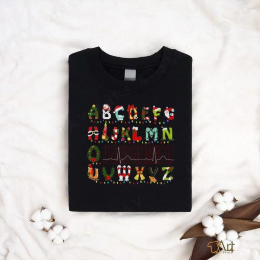 Strange Alphabet Lights  Xmas Shirt
