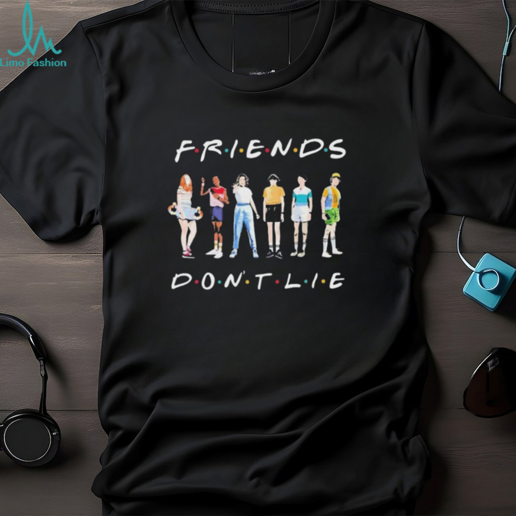 Stranger Things Friends Don’t Lie Tv Show Graphic T Shirt Stranger Things Friends Don’t Lie Tv Show Graphic T Shirt