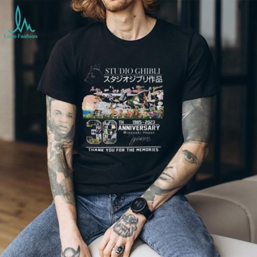 Studio Ghibli 38th Anniversary 1985 – 2023 Miyazaki Hayao Thank You For The Memories T Shirt – Limited Edition