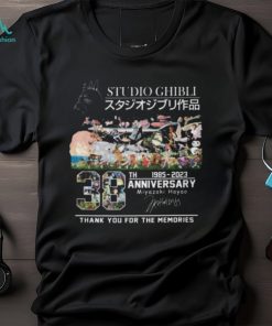 Studio Ghibli 38th Anniversary 1985 – 2023 Miyazaki Hayao Thank You For The Memories T Shirt – Limited Edition