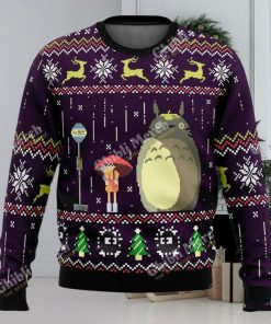 Studio Ghibli Christmas Sweater Totoro Waiting For Bus