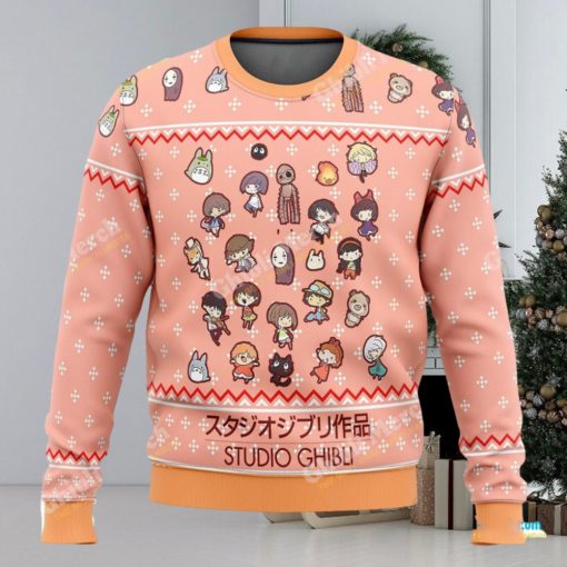 Studio Ghibli Cuties Ugly Christmas Sweater