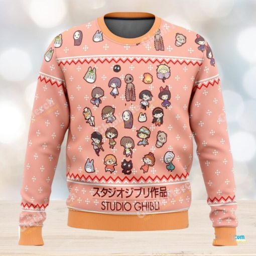 Studio Ghibli Cuties Ugly Christmas Sweater