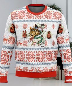 Studio Ghibli Pattern Ugly Christmas Sweater