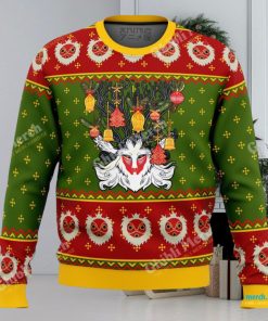 Studio Ghibli Ugly Christmas Sweater Princess Mononoke Forest Spirit