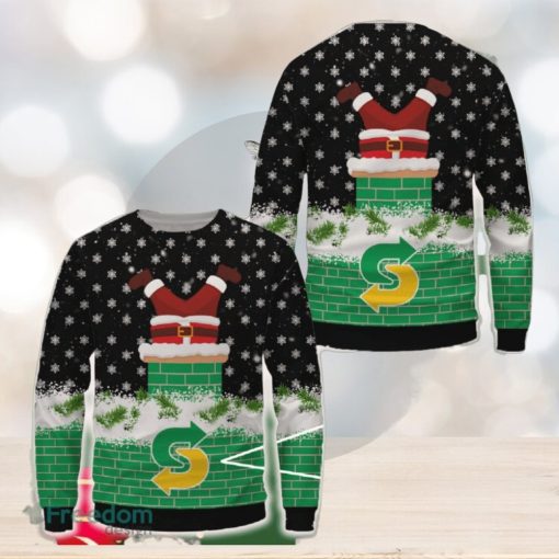 Subway Wool Sweater Logo Brands Ugly Christmas 3D Sweater Gift For Men And Women